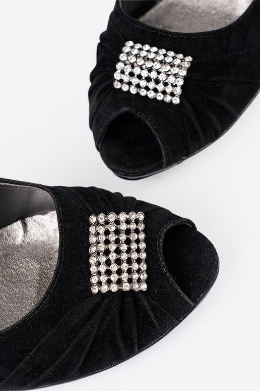 Schuhe open toe schZuarze Farbe Schuhe open toe schZuarze Farbe