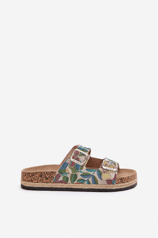 Met patroon Damespantoffels met platform met gespen Lee Cooper LCIN-25-35-3480L Verschillende kleuren Met patroon Damespantoffels met platform met gespen Lee Cooper LCIN-25-35-3480L Verschillende kleuren