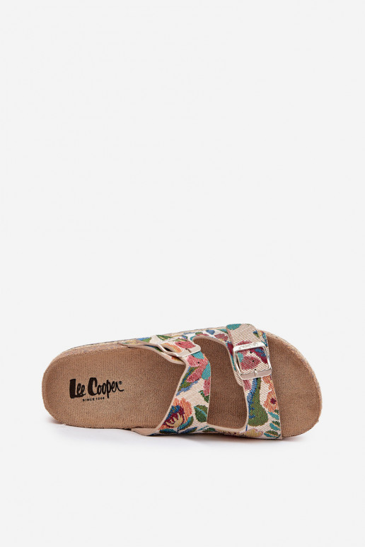 Met patroon Damespantoffels met platform met gespen Lee Cooper LCIN-25-35-3480L Verschillende kleuren Met patroon Damespantoffels met platform met gespen Lee Cooper LCIN-25-35-3480L Verschillende kleuren