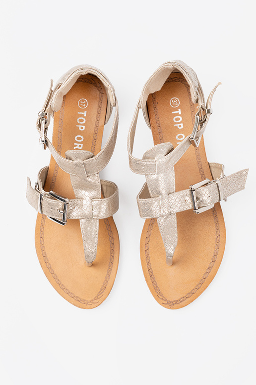 ivoor sandalen z motyInem InężoInym