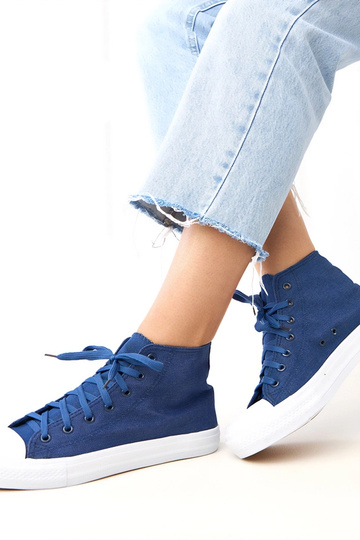 Jeans hoge sportieve schoenen Ghanem