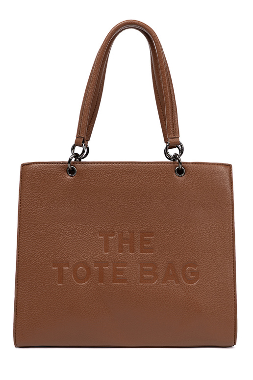 Handheld typu tote Zu ciepłym brązie