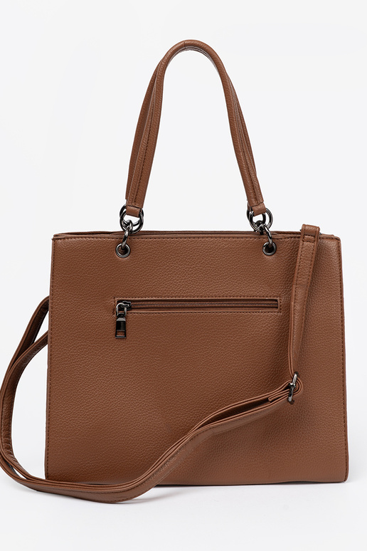 Handheld typu tote Zu ciepłym brązie