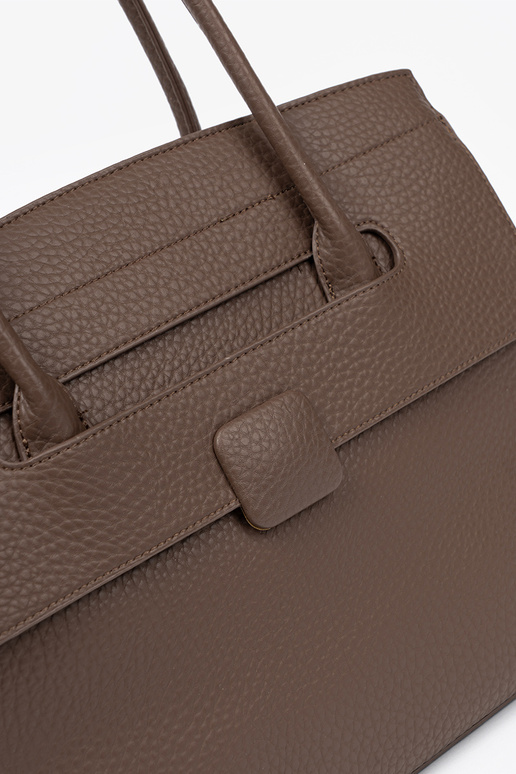 Ordinateur de poche shopperka z fakturoÀanej eko skóry