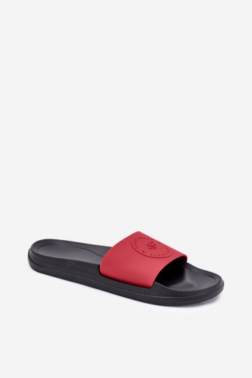 pour homme Chaussons 4FMM00FFLIM047A-62S couleur rouge