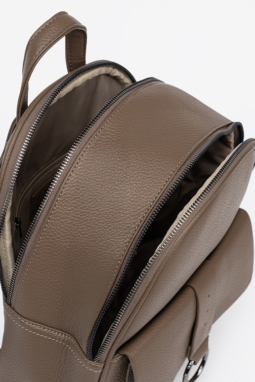 Sombrebeige sac à dos Dames en cuir écologique