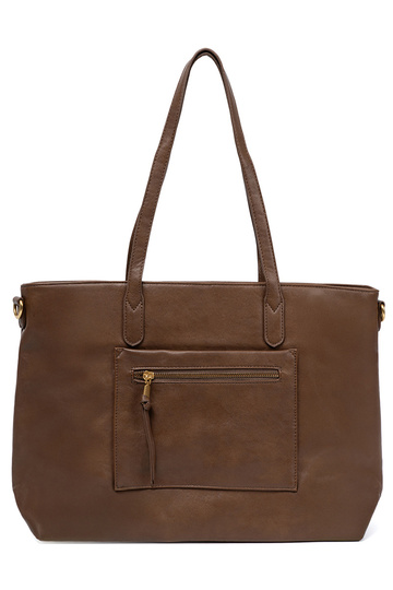 Bruin Handtas ze goudenmi elementami 2