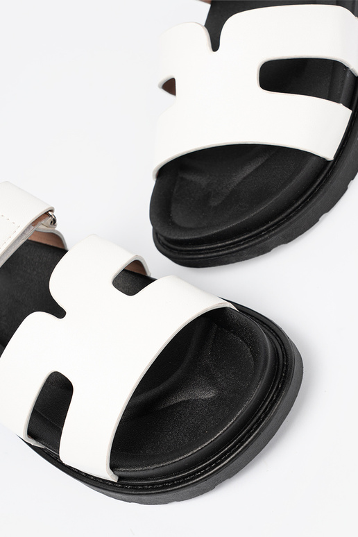 KomfortoIne Initte kleur slippers met platform KomfortoIne Initte kleur slippers met platform