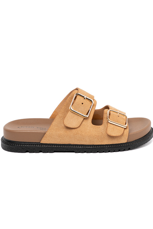 couleur caramel Chaussons femmes ze dorémi klamrami