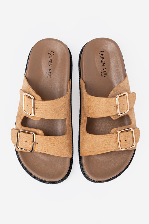 couleur caramel Chaussons femmes ze dorémi klamrami