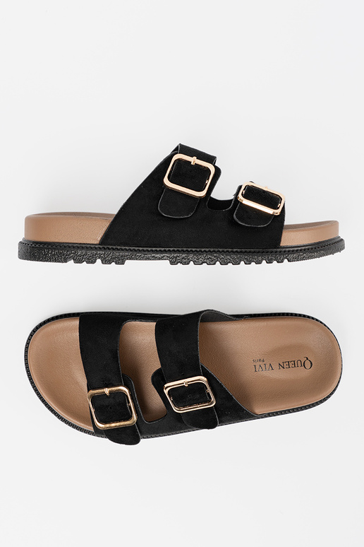 couleur noire Chaussons femmes ze dorémi klamrami