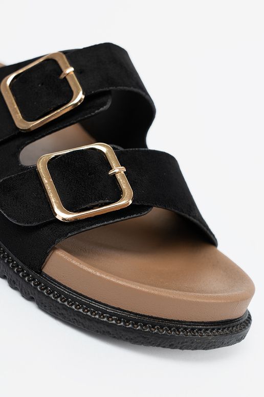 couleur noire Chaussons femmes ze dorémi klamrami