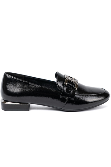 met lakeffect Dames mocassins met decoratieve gesp Sergio Leone 2