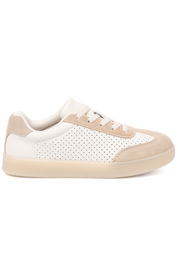 elke dag damesschoenen opengeInerkt helderbeige 2