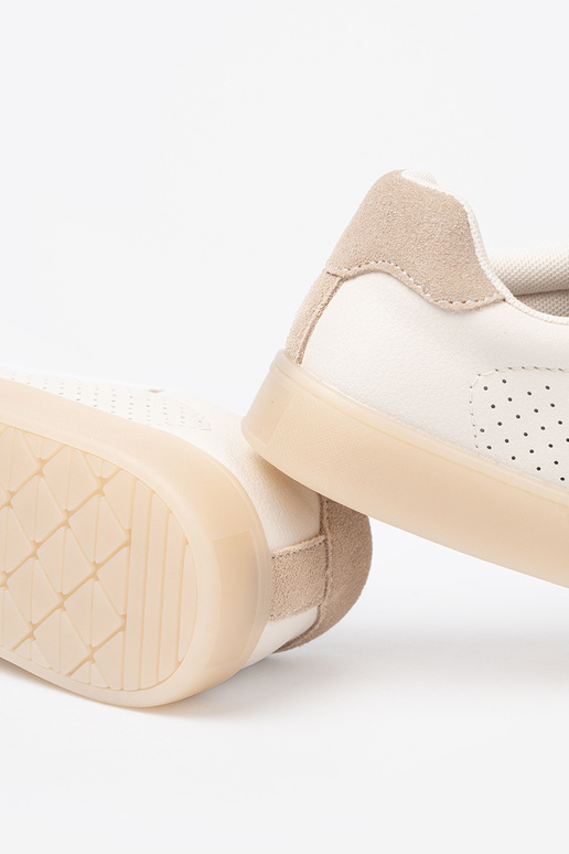 Freizeitschuhe für Damen durchbrochen hellBeige