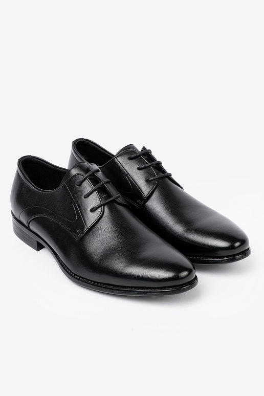 Style élégant demi-chaussures Hommes À un classiquej czerni i połysku Style élégant demi-chaussures Hommes À un classiquej czerni i połysku
