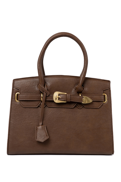 Brun Sac à main avec boucle décorative À dorém kolorze