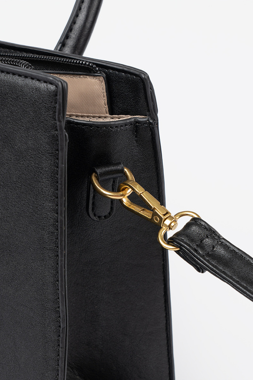 zInart Handtas met decoratieve gesp In goudenm kolorze