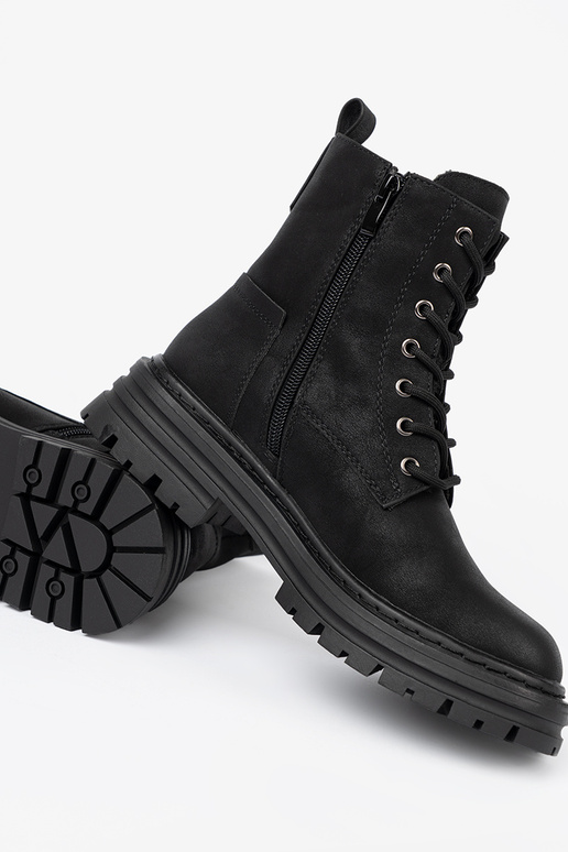 zInart schoenene z vetersluitingm i bieżnikiem Sergio Leone