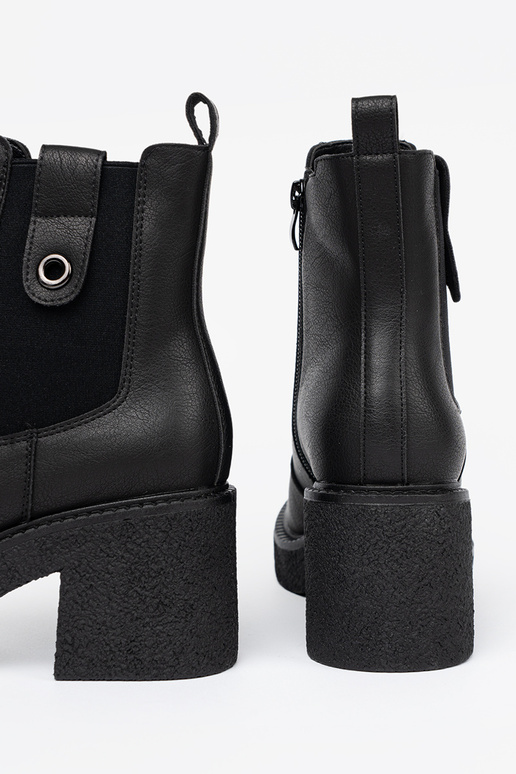 Eleganter Stil schZuarze Farbe Schuhe z elastyczną ZustaZuką Sergio Leone