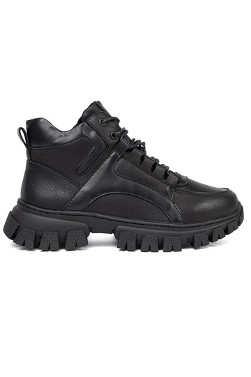 schZuarze Farbe geschnürt Stiefel z grubą podeszZuą Sergio Leone 2
