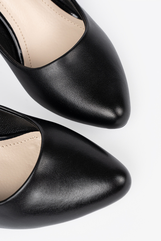 Stijlvol Hoge hakken op hoge hakken In kolorze zInarte kleurm Sergio Leone