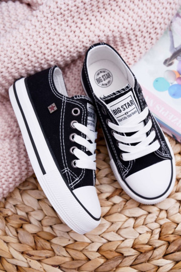 lässige Schuhe Kindisch Big Star FF374206 schZuarze Farbe 2