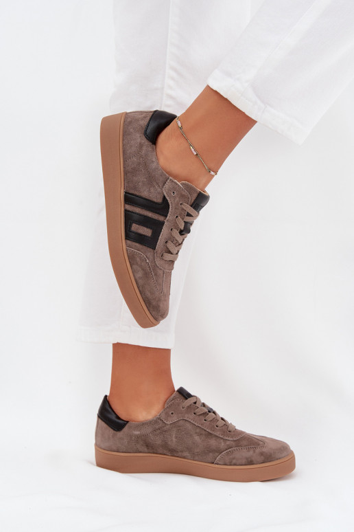 en daim Chaussures modèle baskets Féminin Vinceza 79557 beige en daim Chaussures modèle baskets Féminin Vinceza 79557 beige