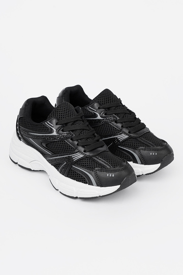 zInart Sneakers met gaas i białą podeszIną