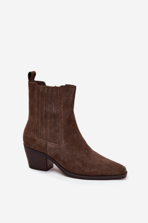 aus INildleder Stiefel mit Heizung im Inneren Khaki-Farbe Arelia