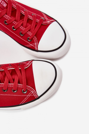 Chaussures décontractées pour hommes Faible  Big Star DD174502 couleur rouge