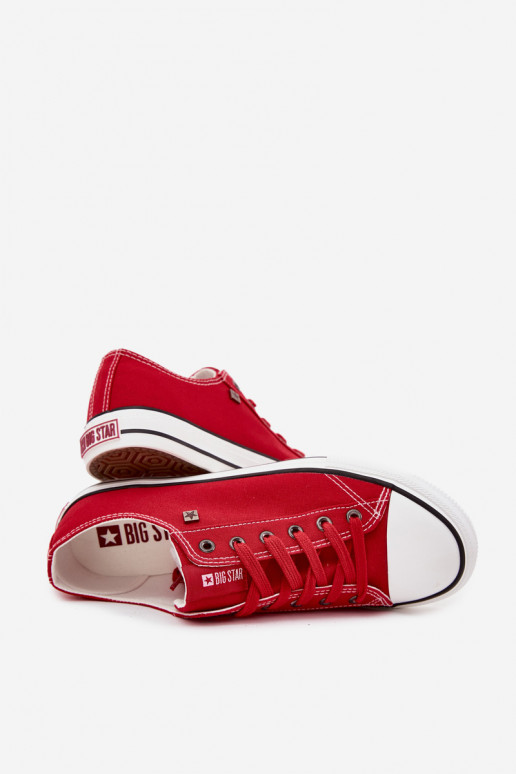 Vrijetijdsschoenen voor heren Laag materiaal Big Star DD174502 rood