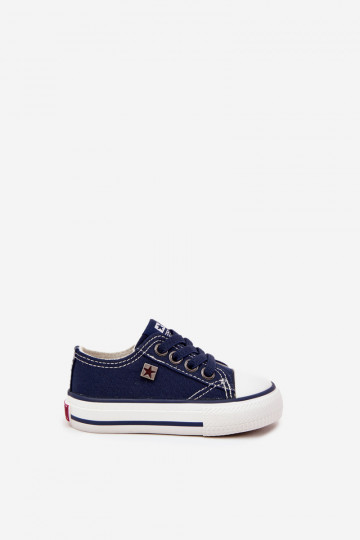 Puéril Modèle classique chaussures décontractées Big Star DD374162 bleu foncé 2