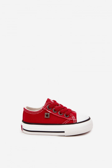 Puéril Modèle classique chaussures décontractées Big Star DD374161 couleur rouge 2