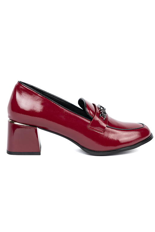 bordeaux dames schoenen op hoge hakken