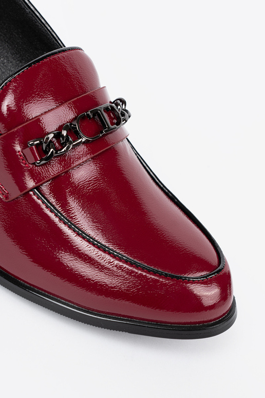 bordeaux dames schoenen op hoge hakken