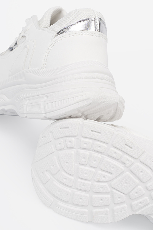 Zueiße Farbe Sportschuhe z ozdobnym akcentem