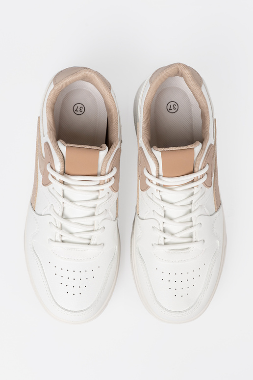 INit beige Sneakers met platform