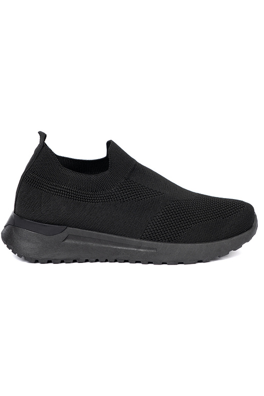 Chaussures de style sport typu slip-on À couleur noirem kolorze