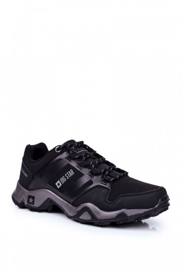 Herenwandelschoenen Big Star Outdoor zwarte kleur GG174269