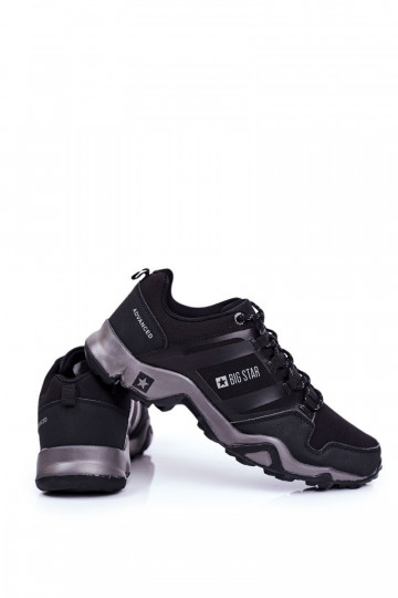 Herenwandelschoenen Big Star Outdoor zwarte kleur GG174269 2