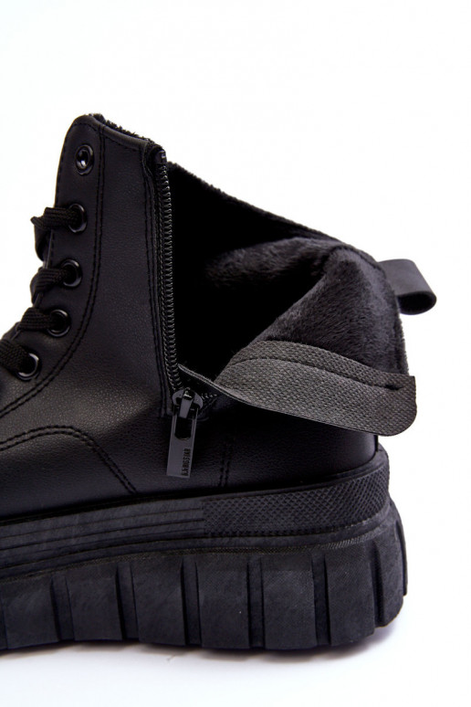 réchauffer Peau chaussures décontractées Au Château Big Star MM274625 couleur noire réchauffer Peau chaussures décontractées Au Château Big Star MM274625 couleur noire