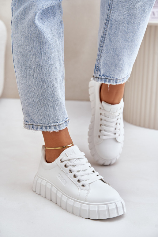 réchauffer Chaussures modèle baskets Féminin Big Star MM274616 couleur blanche réchauffer Chaussures modèle baskets Féminin Big Star MM274616 couleur blanche