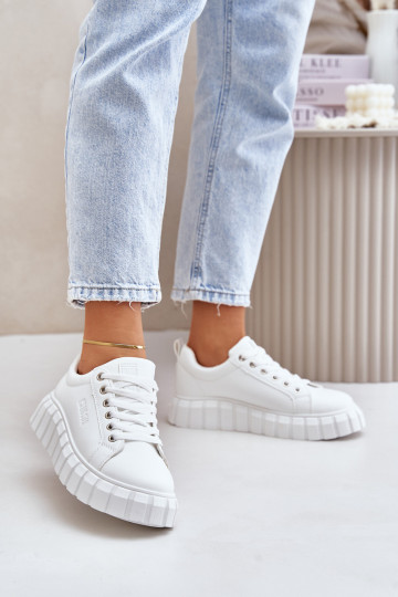 opInarmen Sneakers model schoenen Dames Big Star MM274616 Initte kleur 2