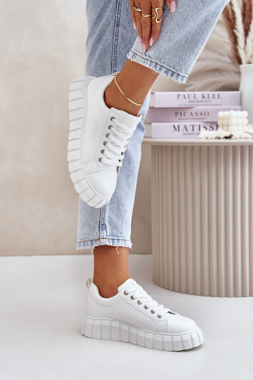 réchauffer Chaussures modèle baskets Féminin Big Star MM274616 couleur blanche réchauffer Chaussures modèle baskets Féminin Big Star MM274616 couleur blanche