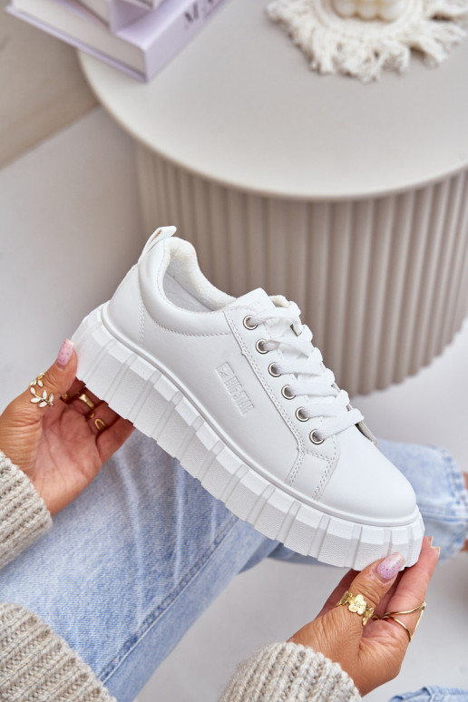 réchauffer Chaussures modèle baskets Féminin Big Star MM274616 couleur blanche réchauffer Chaussures modèle baskets Féminin Big Star MM274616 couleur blanche