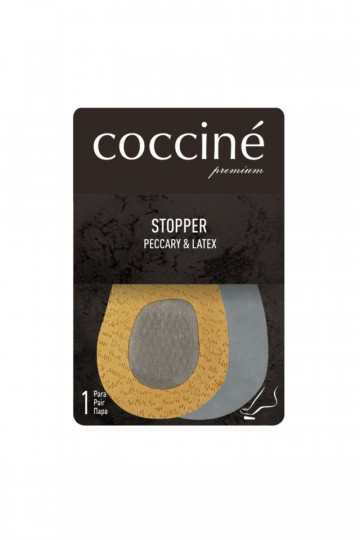 Coccine STOPPER PECCARY&LATEX leren voetsteun op latex kussen