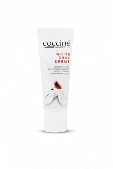 CRÈME À CHAUSSURES COCCINE WHITE crème nourrissante pour l'entretien des chaussures 75ML
