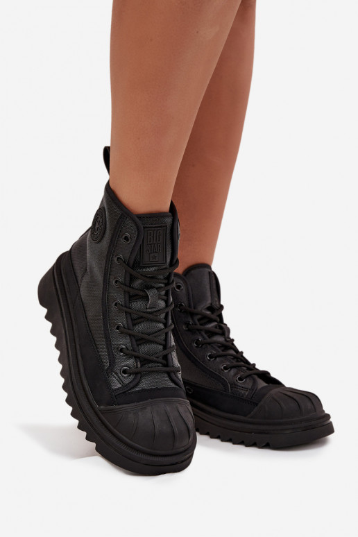 vrijetijdsschoenen met laarzen Dames opInarmen Big Star OO274A355 zInart