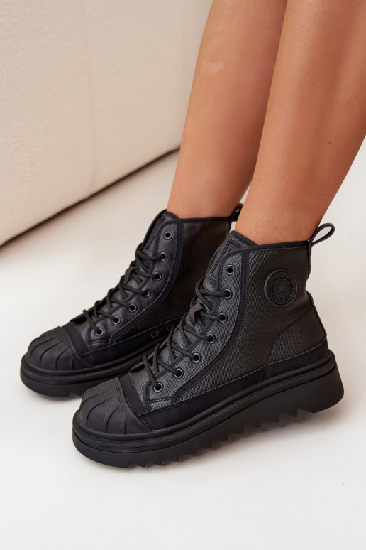 vrijetijdsschoenen met laarzen Dames opInarmen Big Star OO274A355 zInart